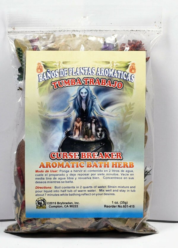 【Bath Herb】Spiritual Aromatic Bath Herb CURSE BREAKER TUMBA TRABAJO Bano de Hierbas 1oz