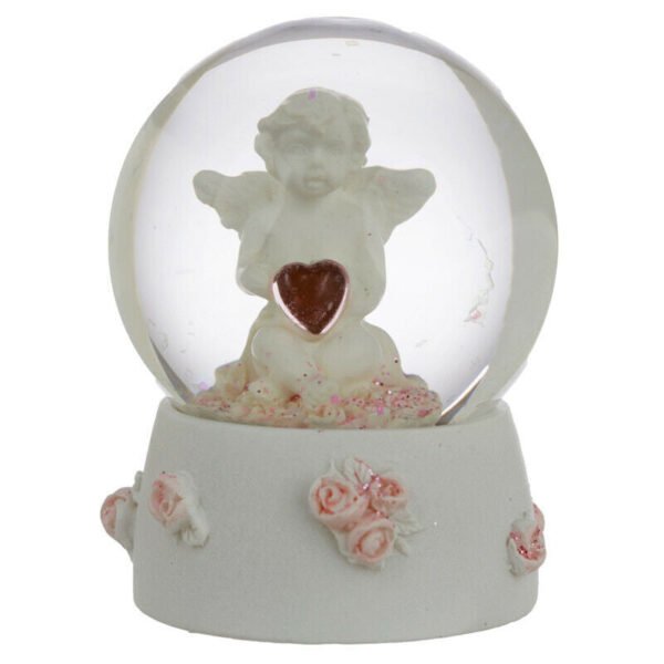 Collectable design~Collectable Peace of Heaven Cherub - Sweet Dreams Snow Globe Shaker Ornament