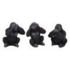 Magicun Giftware~Three Wise Monkeys Figurines Animals Decor See Hear Speak No Evil Ornament Gift