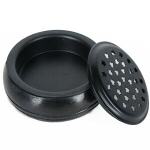 Home Fragrances ~Starry Screen Metal Incense Burner 3.5" for Charcoal Tablets Resin Incense Cones