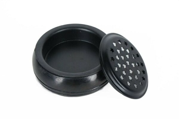 Home Fragrances ~Starry Screen Metal Incense Burner 3.5" for Charcoal Tablets Resin Incense Cones