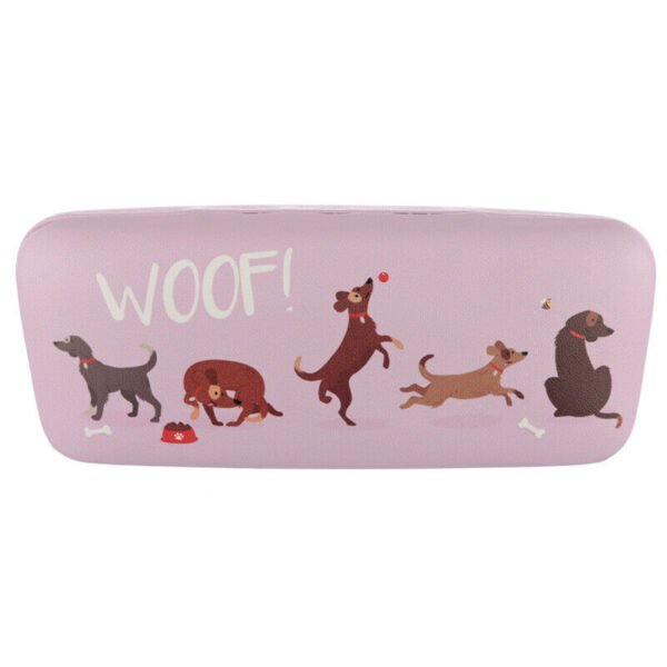 Collectable Design~Fun Catch Patch Dog Design Sunglasses Case