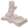 Home Decor~Decorative Cherub Tealight Holder Sitting on Book