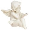 Home Decor~1 x Collectable Cherub Sitting Holding Mineral Stone Ornament
