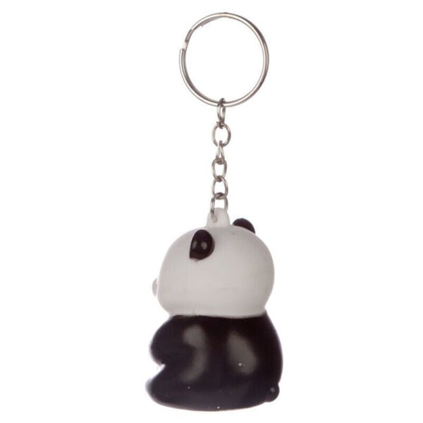 Collectable design~Fun Squeezy Poop Panda Key Chain Keyring Party Bag Stocking Filler Novelty Toy