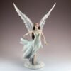 Fairy Collection~White Angel With Gold Key and Orb Figurine Statue 10.75" High New In Box!