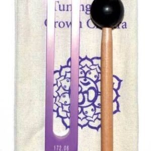 Witchcraft~CROWN TUNING FORK (PURPLE) - 8.5 Inches
