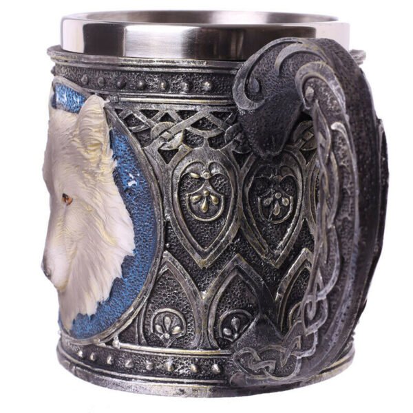 Home Decor~Gothic Famtasy WOLF TANKARD Decorative Collectable Medieval Ornament STEIN Mug