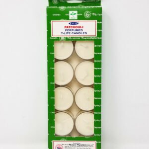 Home Fragrances ~Satya PATCHOULI Scented T-Lite Candles (12/box) - NEW