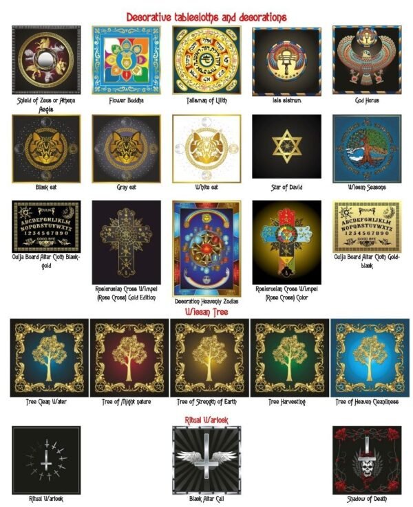 MagicunTarot Cloth~Unique Rare Pennant Lucifer