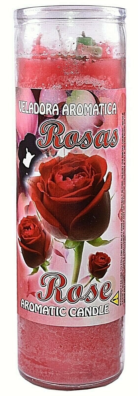 CANDLE COCKTAIL AROMATIC ROSE - VELA ROSAS