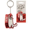 Collectable design~Collectable Simon's Cat Keyring Simons Key ring Split Ring Chain Animal Gift Fun
