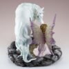 Fairy Collection~Pink Fairy Giving Unicorn A Drink In Pond Figurine Statue 7" Long Resin New!