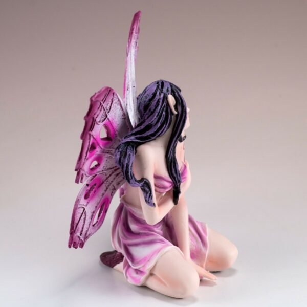 Fairy Collection~Pink Sitting Fairy Figurine 4.75" High Detailed Resin New In Box!