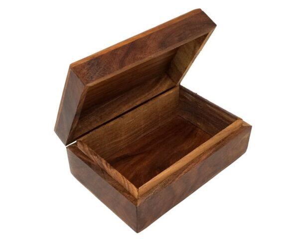 Wicca & Paganism~Flower of Life Wooden Carved Box, 4x6", Hand Carved, Brand New