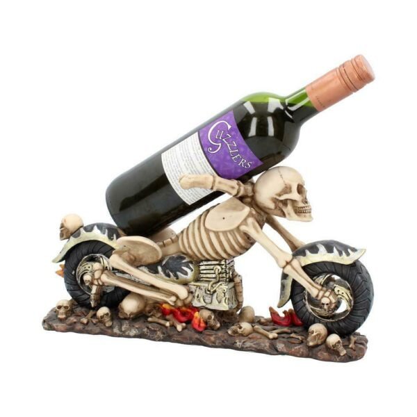 Magicun Giftware~Death Ride 18.9cm Skeleton Wine Bottle Holder
