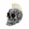 Magicun Giftware~Nemesis Soul Inferno Bullet Mohawk Skull Ornament Figurine Biker Gothic Decor