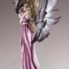 Fairy Collection~Pink Fairy Holding Baby Fairy Figurine 10.25"H Resin Statue New In Box!