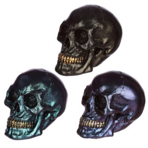 Home Decor~Gothic Iridescent Skull Ornament