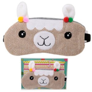 Collectable Design~Fun Eye Mask Plush Llamapalooza Design
