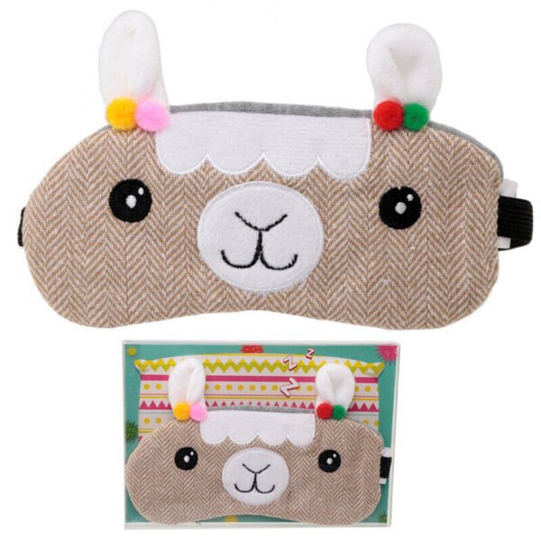 Collectable Design~Fun Eye Mask Plush Llamapalooza Design