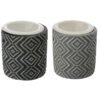 Home Fragrance~Concrete and Ceramic Grey Pattern Eden Oil Burner