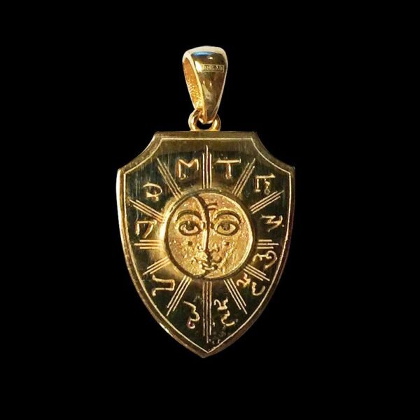 Magic Talisman~Sun and Moon or Amulet of Protection relations Gold plated