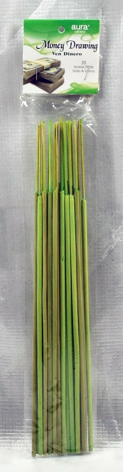 【Incense】MONEY DRAWING VEN DINERO - AURA VARIETY INCENSE STICKS (20 pk.)