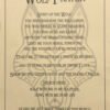 Witchcraft~Wolf Prayer Spirit Animal Parchment Page Poster Book Of Shadows Wicca Pagan