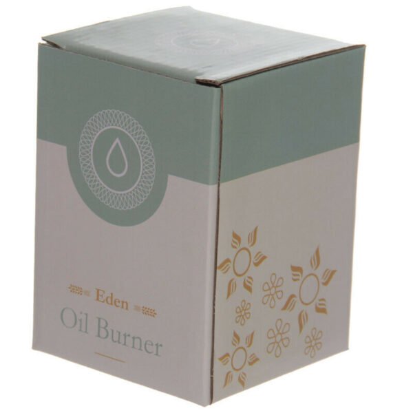 Home Fragrance~Simple White Heart Cut Out Ceramic Oil Burner Home Fragrance