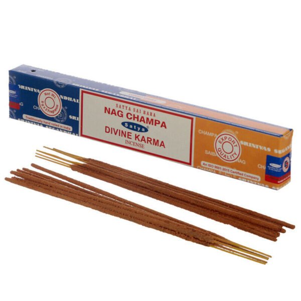 Home Fragrance~SATYA Sai BaBa Nag Champa & Divine Karma Incense Sticks 12 x 14 sticks