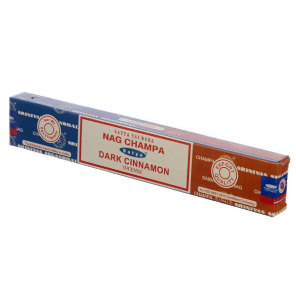 Home Fragrance~SATYA Sai BaBa Nag Champa & Dark Cinnamon Incense Sticks 12 x 14 sticks