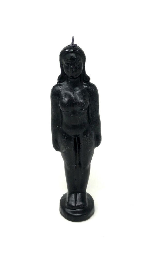 Magic Candle~Black Woman Female Image Candela De Mujer Figurine Spell Candle Wicca Hoodoo