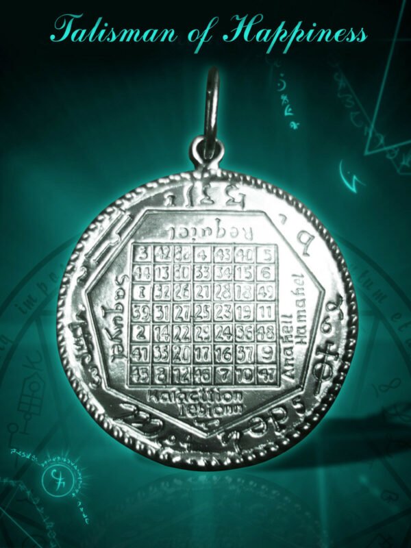 Magicun Talisman~Unique Sterling Silver Talisman of Happiness