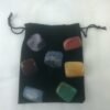 Witchcraft~Gemstone Chakra Balancing Kit With Set Of 7 Tumble Stones & Velvet Carry Pouch