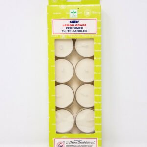 Home Fragrances ~Satya LEMONGRASS Scented T-Lite Candles (12/box) - NEW