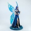 Fairy Collection~Enchantment Fairy With Clear Blue Wings Figurine Statue 10" High New In Box!