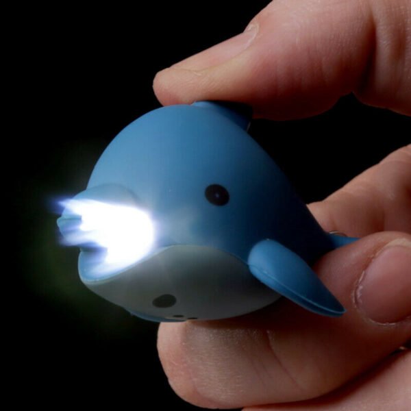 Collectable design~Cute LED Sealife Key Ring Dolphin Octopus Penguin