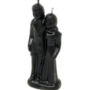 Magic Candle~Bride & Groom Marriage Black Image Figurine Spell Candle Pagan Wicca Hoodoo