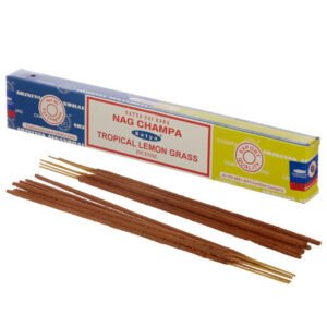 Home Fragrance~SATYA Sai BaBa Nag Champa & Tropical Lemon Grass Incense Sticks 12 x 14 sticks