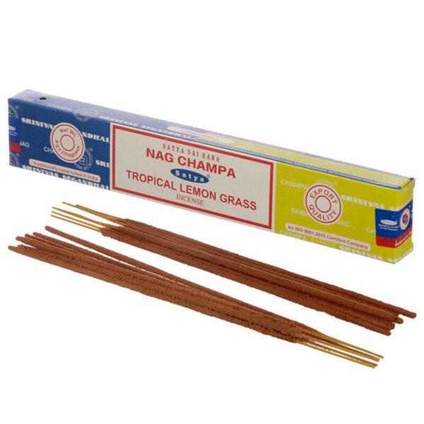 Home Fragrance~SATYA Sai BaBa Nag Champa & Tropical Lemon Grass Incense Sticks 12 x 14 sticks