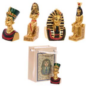 Home Decor~Collectable Gold Egyptian Icon Trinket Mini Gift Bag Egypt