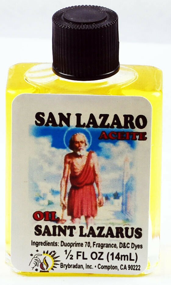 BRYBRADAN St. Lazarus Oil / San Lazaro Aceite - ½ FL.OZ. (14.7 ML)