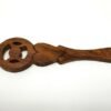 Wicca & Paganism~Triple Moon Sheesham Wood Carved Spoon 6-1/2" Ritual Magick Spells Wicca Pagan