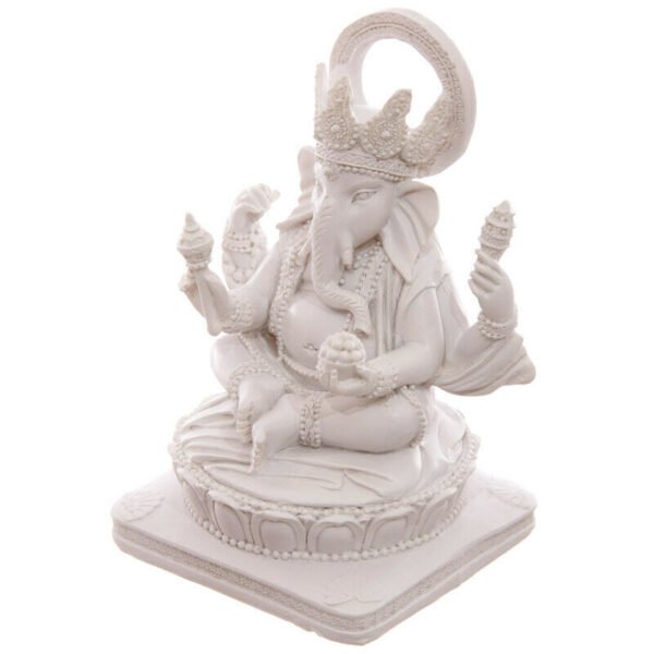 Home Decor~Decorative White Ganesh Figurine - Statue - Ornament - Gift - Hinduism