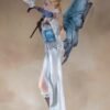 Fairy Collection~Large Scale Fairy With Snowy Owl Holding Crystal Wand Figurine 23" High Statue