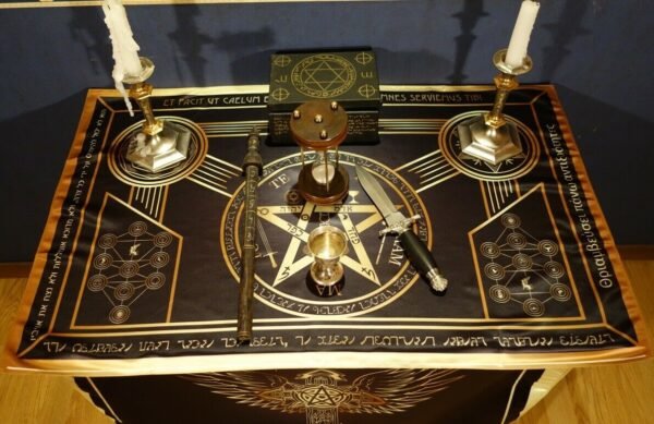 MagicunTarot Cloth~Altar Ceremonial Magic Black version