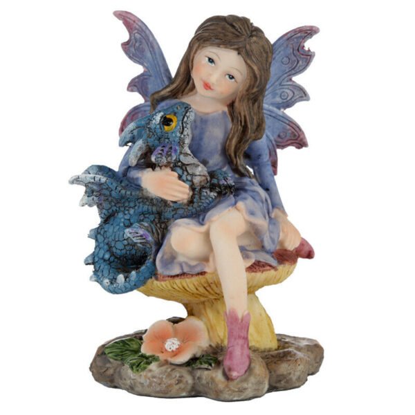 Home Decor~Woodland Spirit Fairy - Dragon Dreamer Figurine Sculpture Ornament Gift