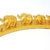 Home Fragrances ~NEW 4 Elephant in a row Metal cone incense stick Burner 9" Long