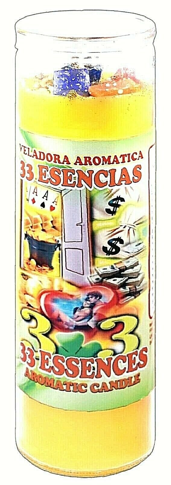 CANDLE COCKTAIL AROMATIC VELA 33 ESSENCES - 33 ESENCIAS